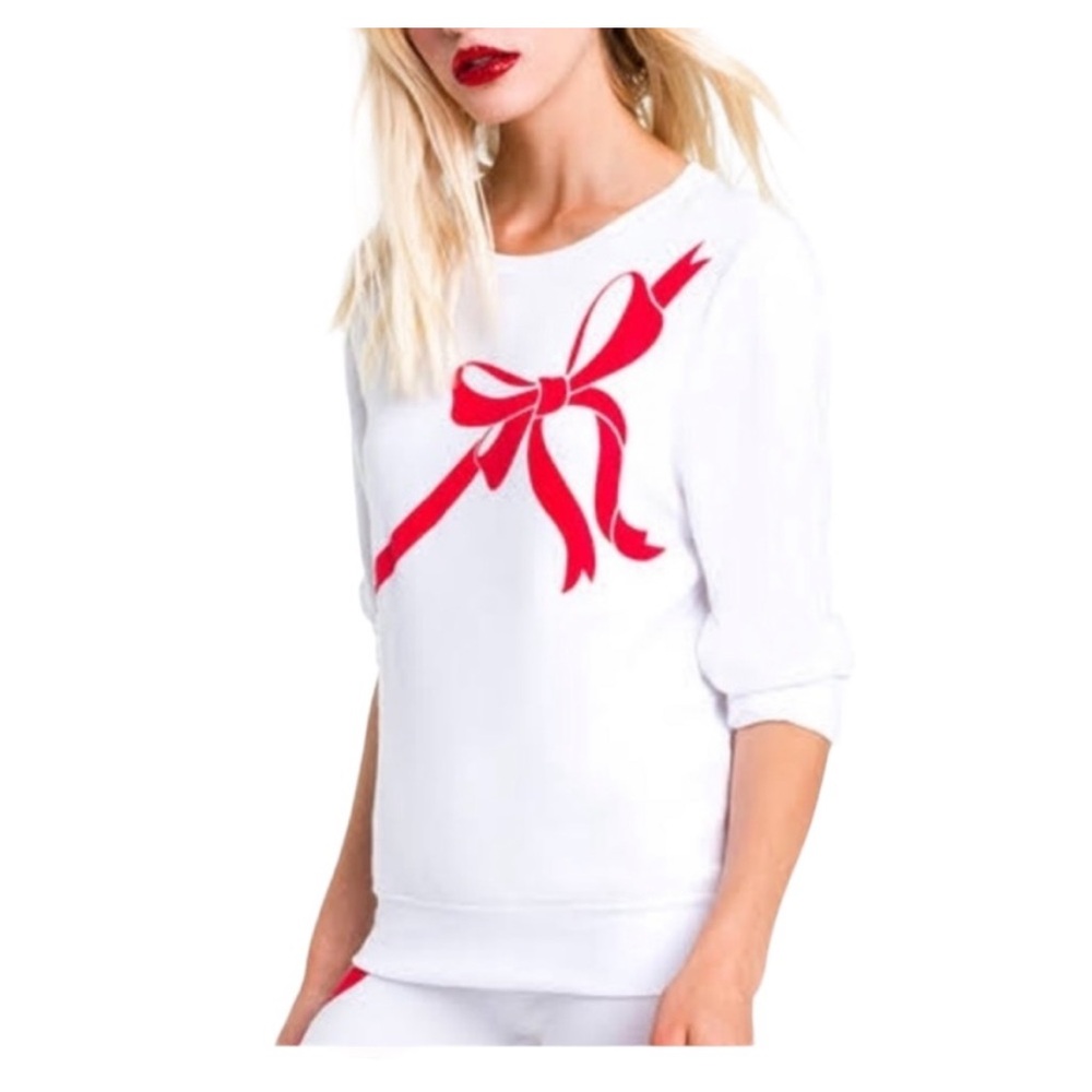 Not So Ugly Wild Fox Christmas Holiday Sweater Sweatshirt All Wrapped Up XS